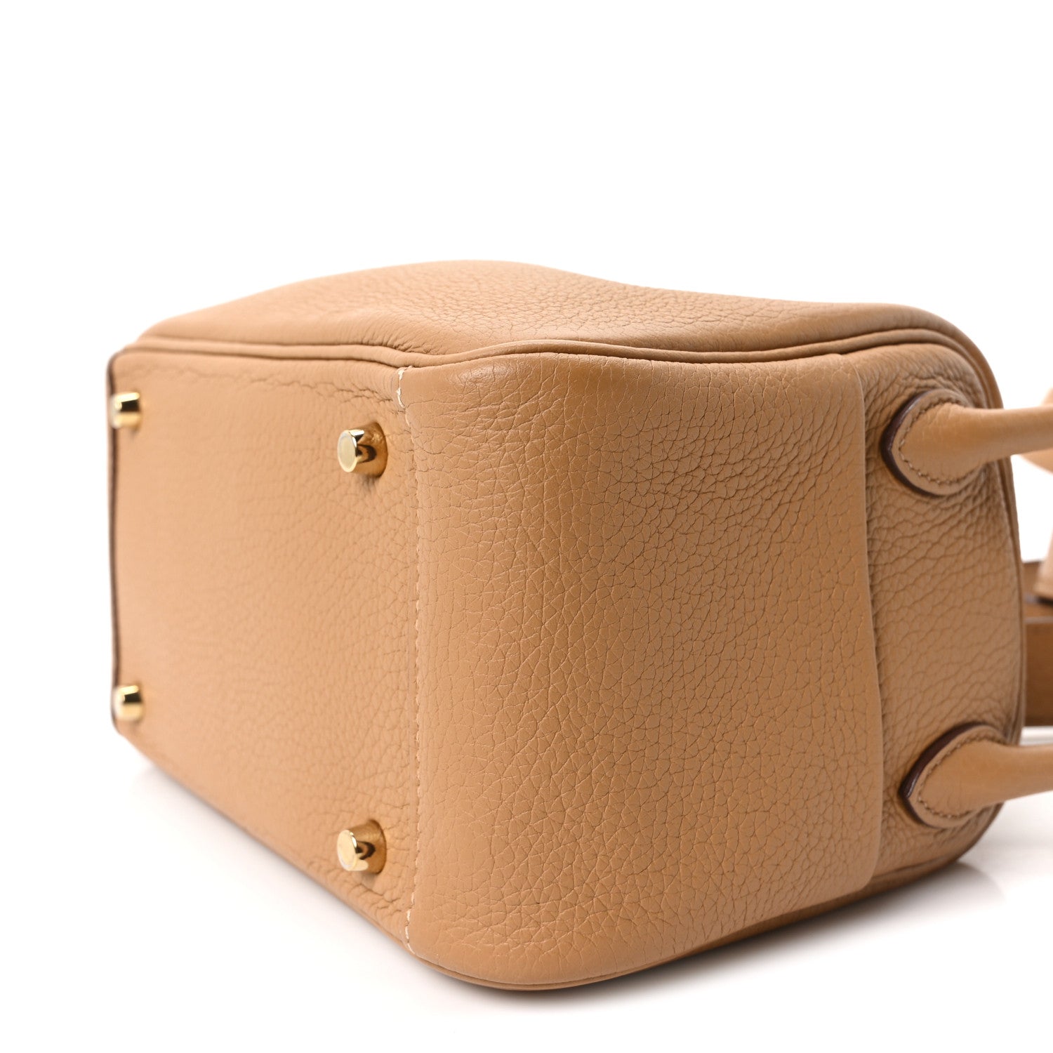 Hermes Taurillon Clemence Mini Lindy 20 Biscuit 9 of 9
