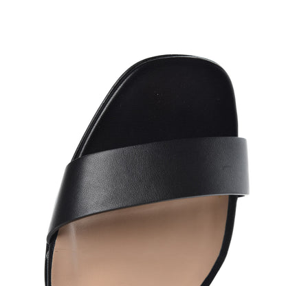 Valentino Garavani Calfskin Nappa Rockstud Spike 60mm Ankle Strap Sandals 40 Black 9 of 10