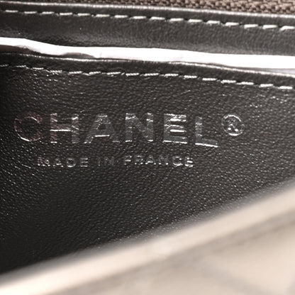 Chanel Metallic Calfskin Quilted Mini Rectangular Flap Ruthenium 6 of 10