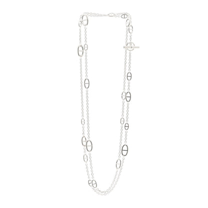 Hermes Sterling Silver Farandole Necklace 160 3 of 6