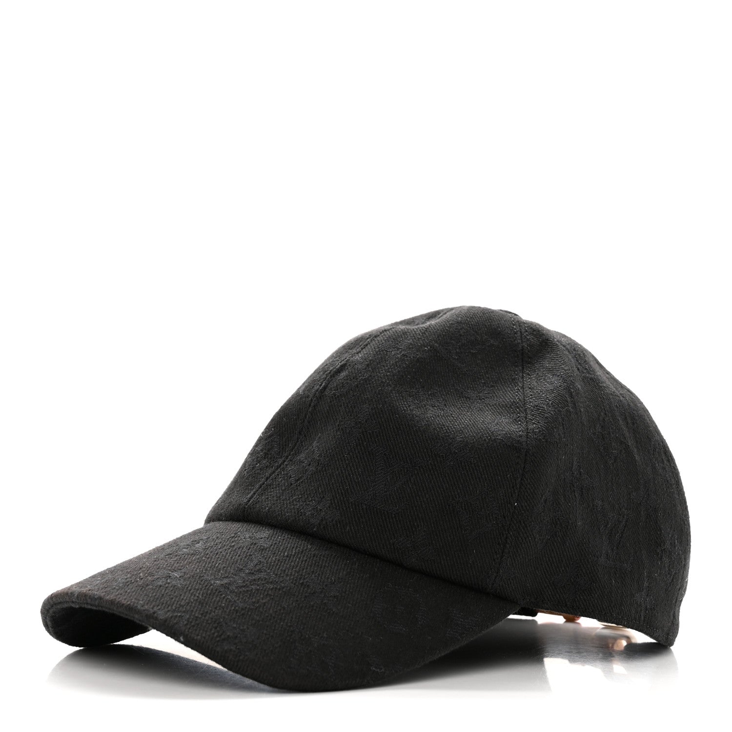 Louis Vuitton Monogram Jacquard Essential Cap 60 Black 1 of 11