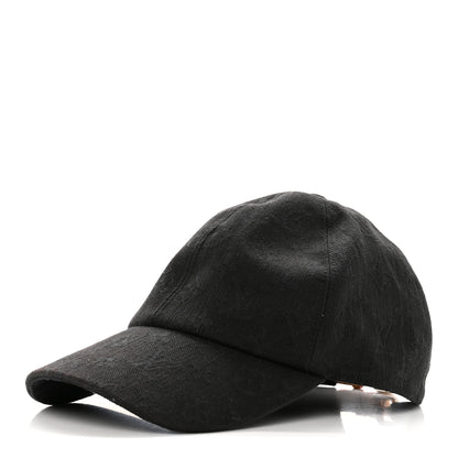 Louis Vuitton Monogram Jacquard Essential Cap 60 Black 1 of 11