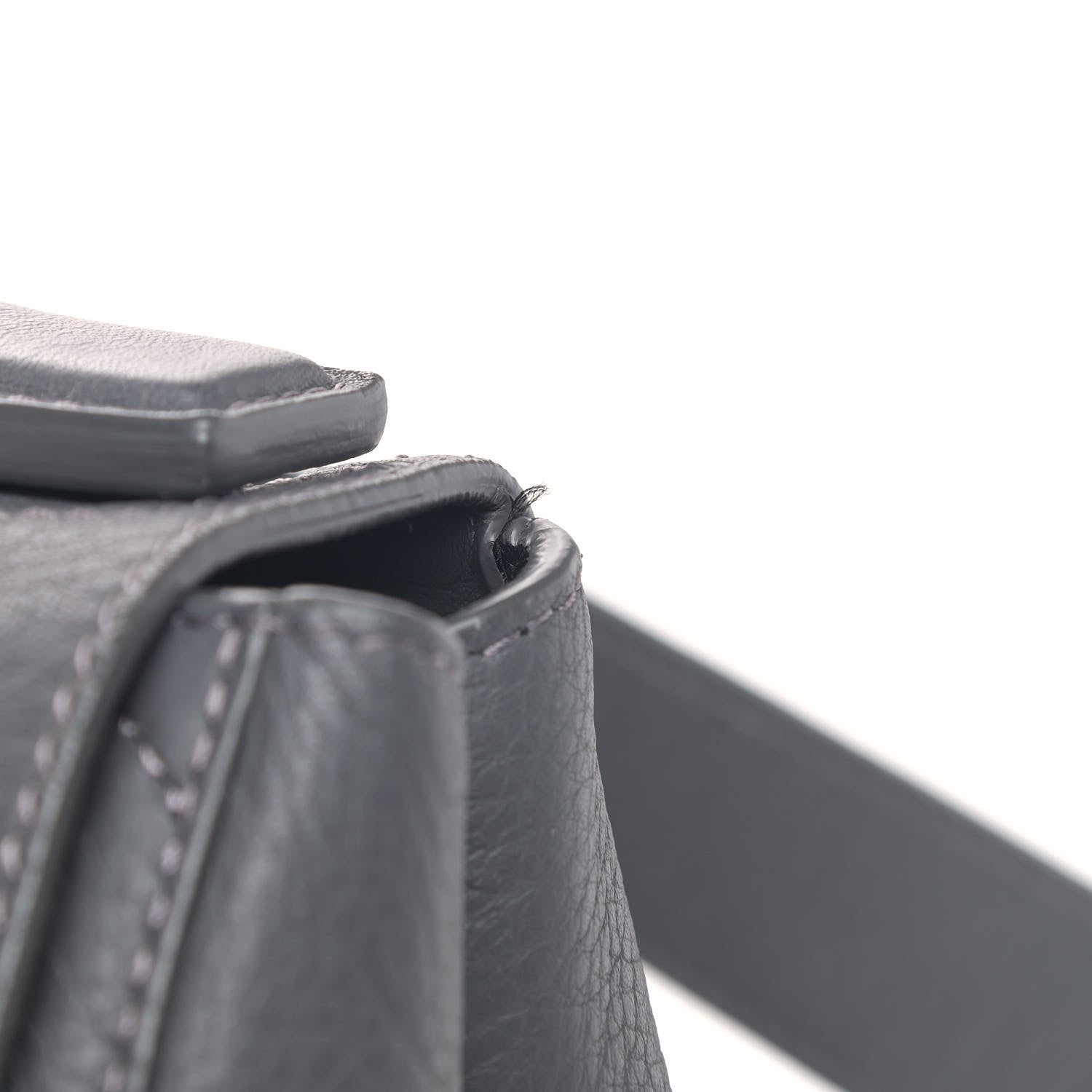 Proenza Schouler Calfskin PS Courier Backpack Heather Grey 6 of 6