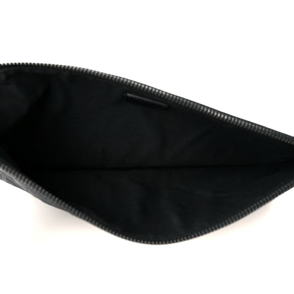 Fendi Vitello Grace FF 1974 Embossed Pouch Black 5 of 9