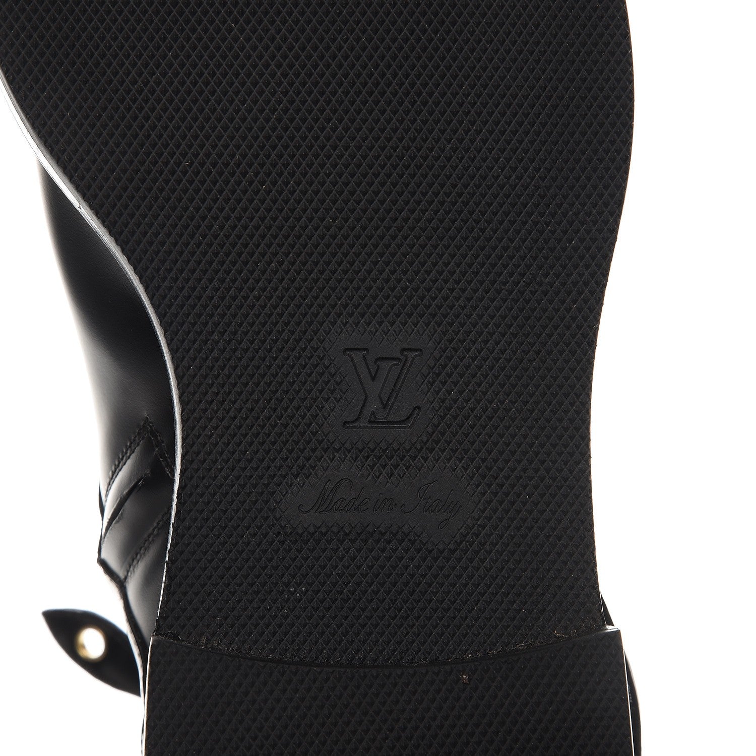 Louis Vuitton Calfskin Valley Flat Ankle Boots 37.5 Black 7 of 8