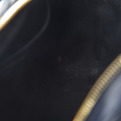 Saint Laurent Calfskin Matelasse Monogram Lou Camera Bag Navy 11 of 17