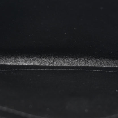 Saint Laurent Lambskin Carre Quilted Cassandre Chain Wallet Black 5 of 12