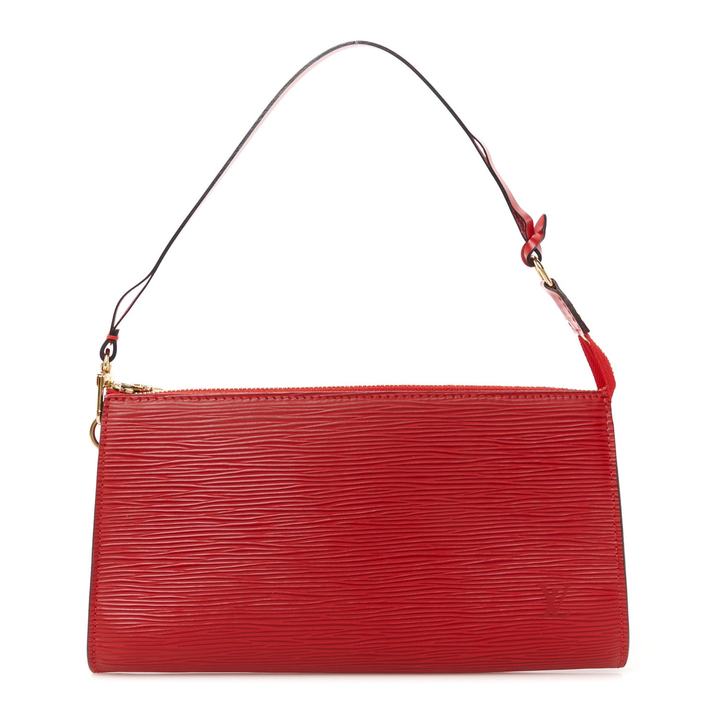 Epi Pochette Accessories 24 Castillan Red