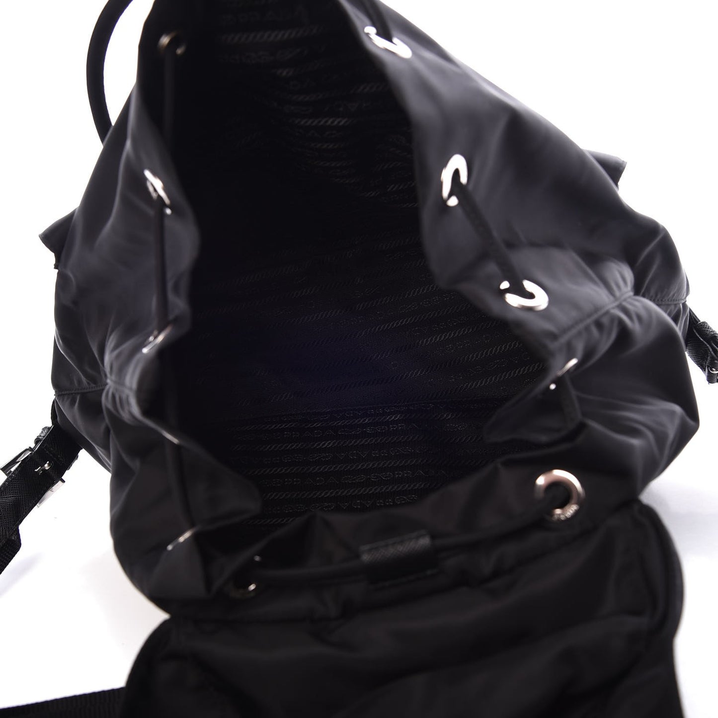 Nylon Vela Medium Backpack Black