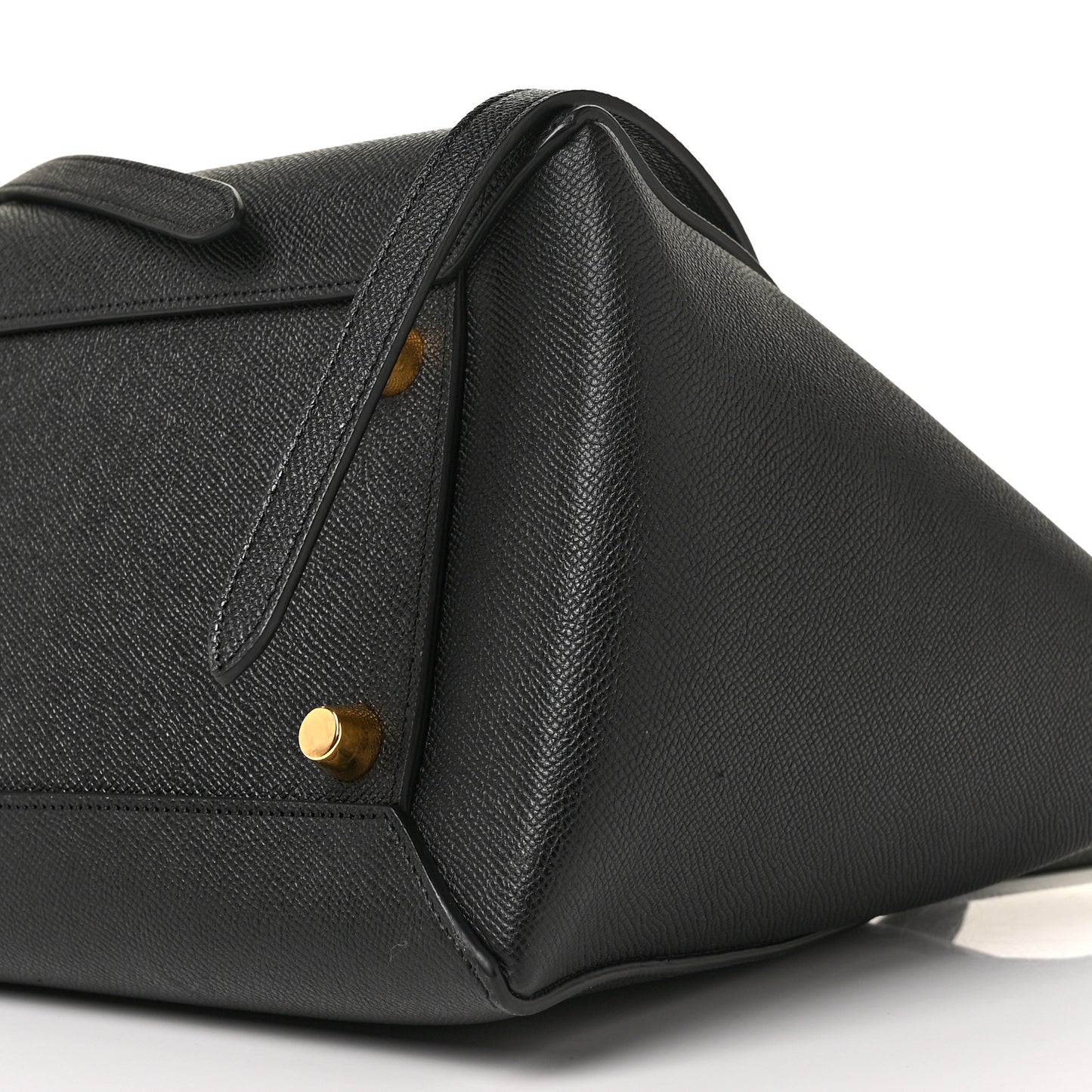 Grained Calfskin Mini Belt Bag Black