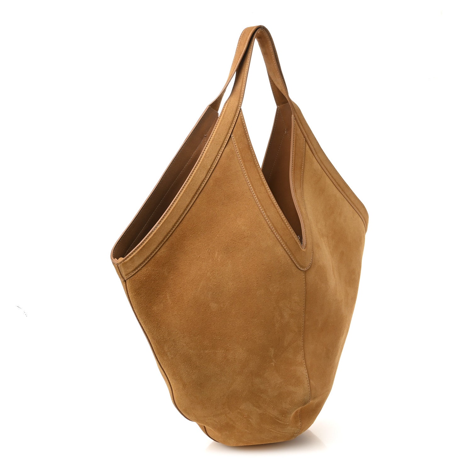 Mansur Gavriel Suede Soft M Hobo Caramel 3 of 12