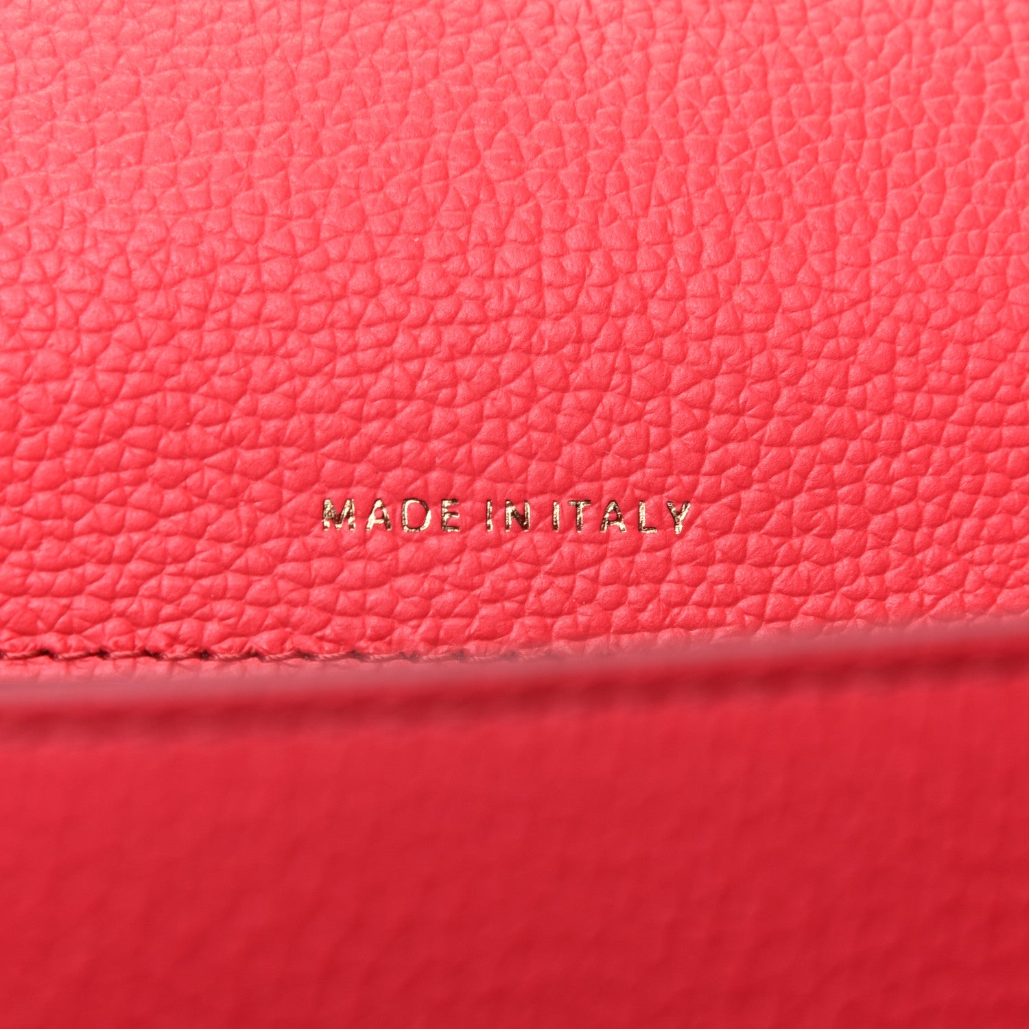 MCM Calfskin Studded Small Patricia Satchel Chinese Red 8 of 11