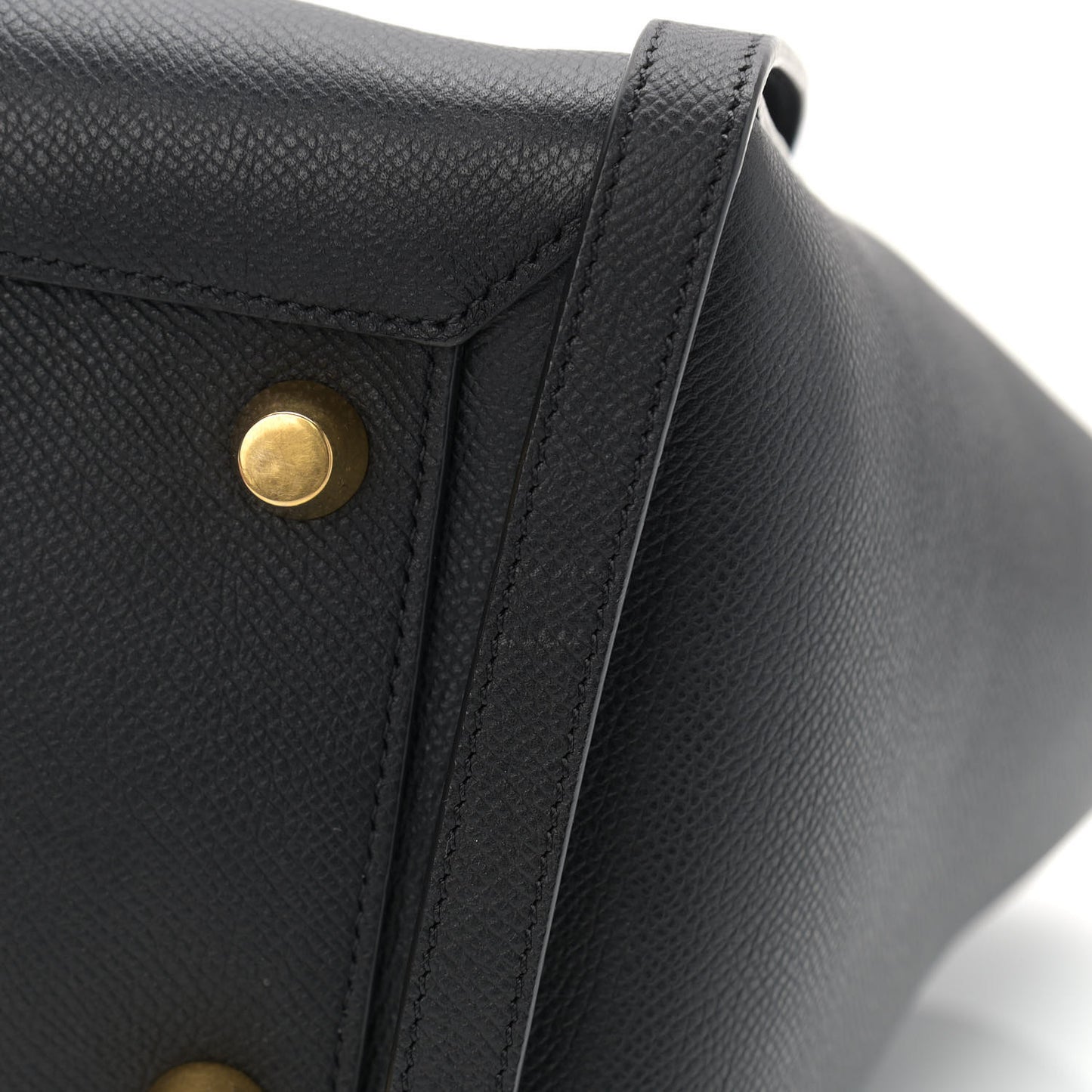 Grained Calfskin Mini Belt Bag Black