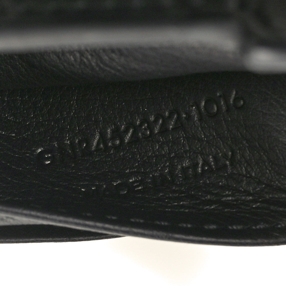 Calfskin Monogram Toy Cabas Black