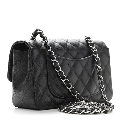 Chanel Caviar Quilted Mini Rectangular Flap Black 3 of 12