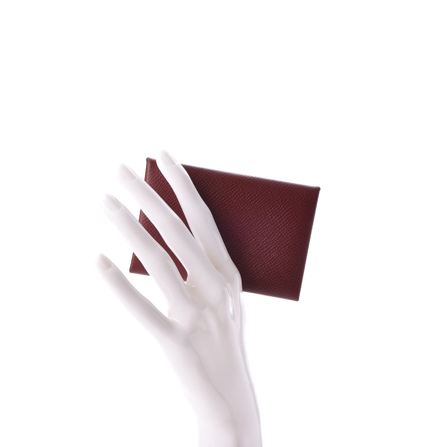 Epsom Calvi Card Case Rouge Grenat