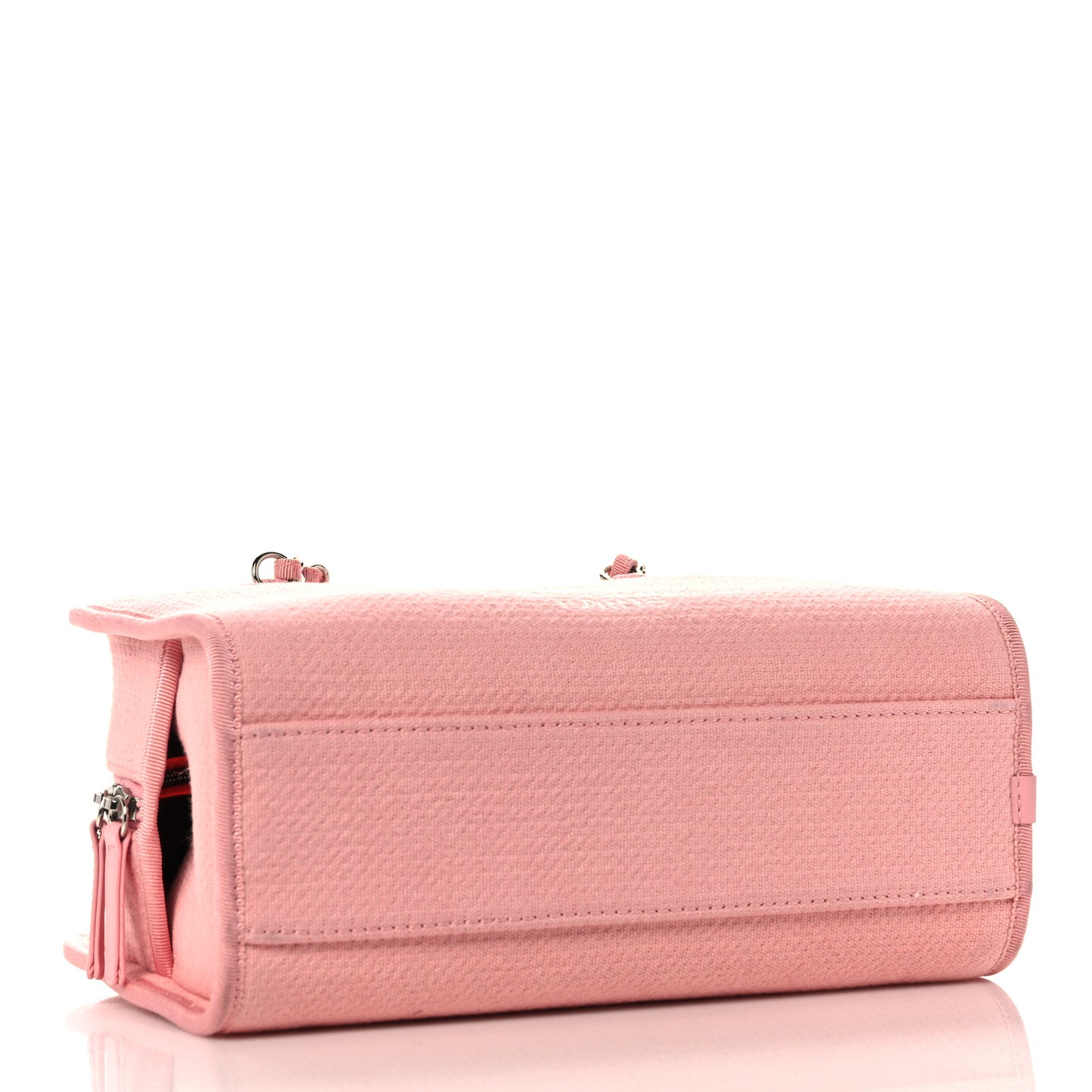 Canvas Deauville Small Bowling Bag Pink