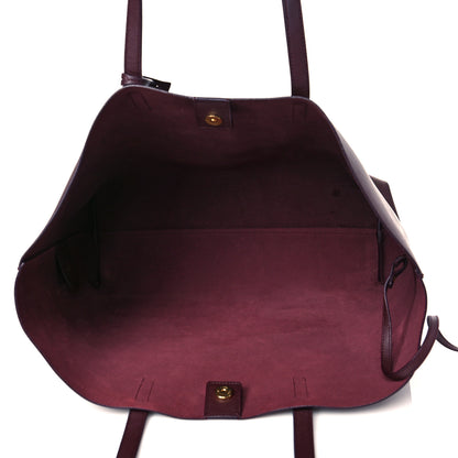 Saint Laurent Calfskin Large Shopping Tote Old Bordeaux 5 of 10