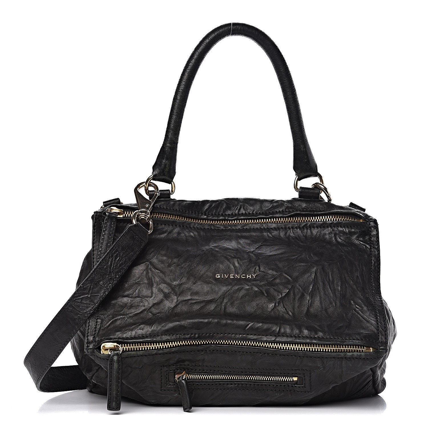 Givenchy Tumbled Sheepskin Medium Pandora Black 1 of 17