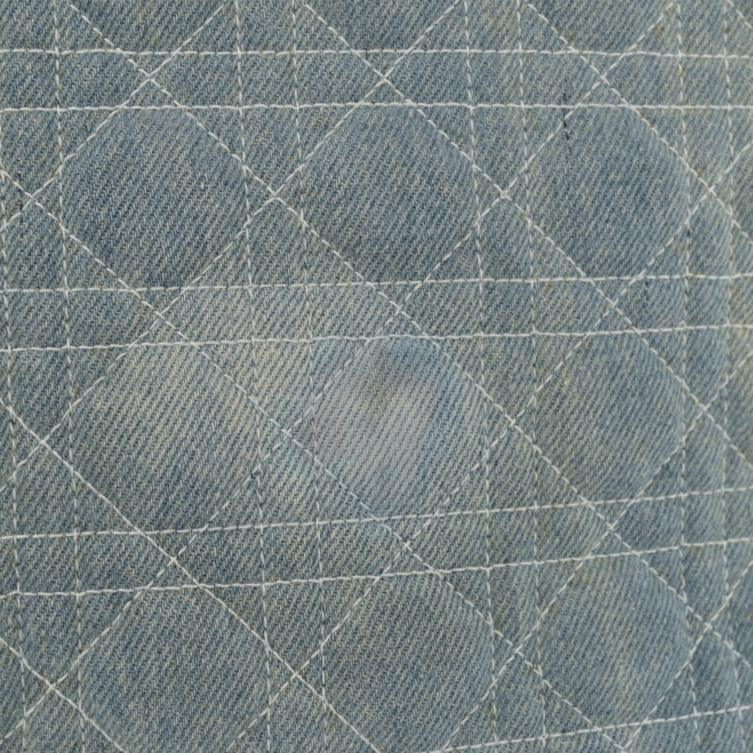 Christian Dior Denim Cannage Large Lady Dior Light Blue 11 of 12