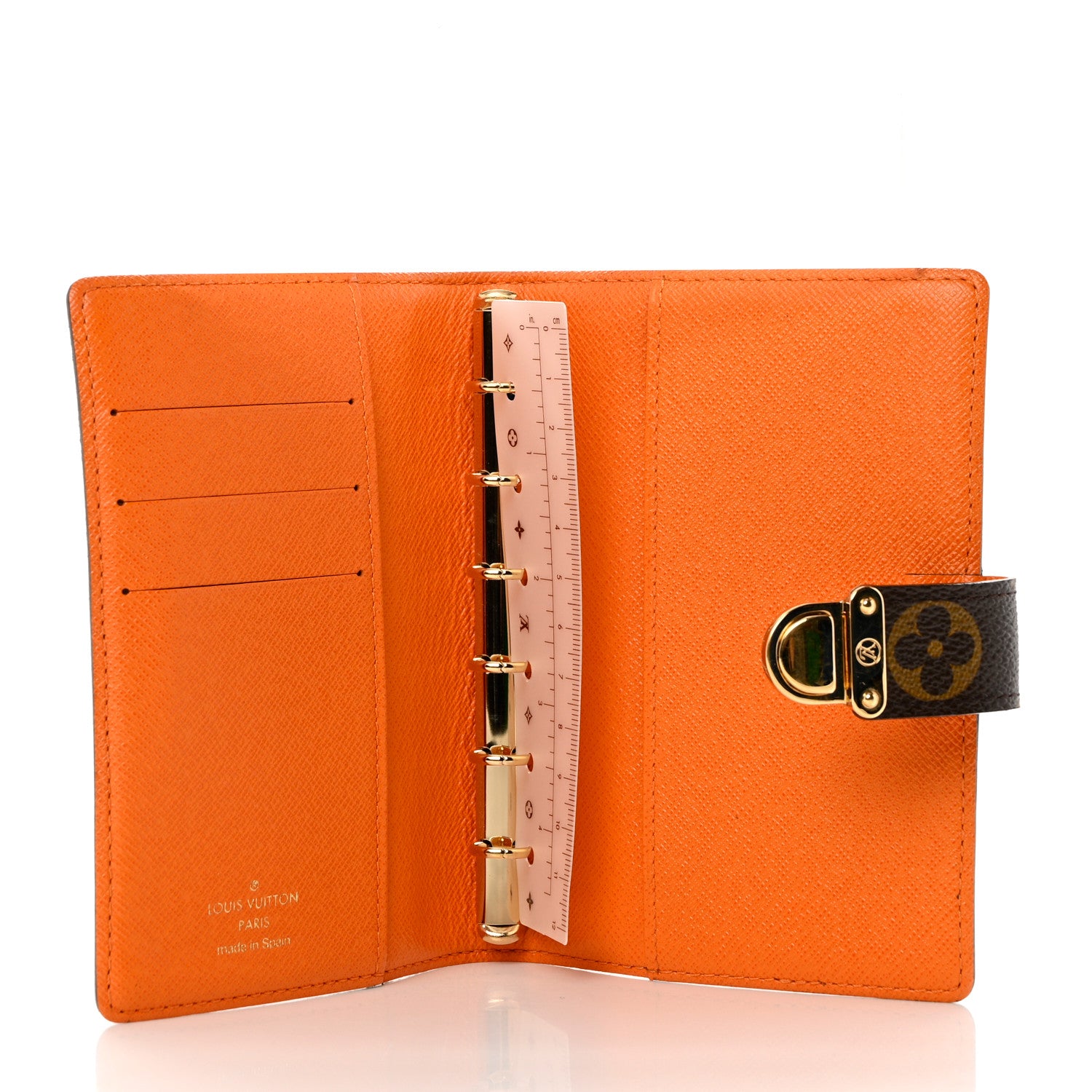 Louis Vuitton Monogram Koala Small Ring Agenda Orange 5 of 6