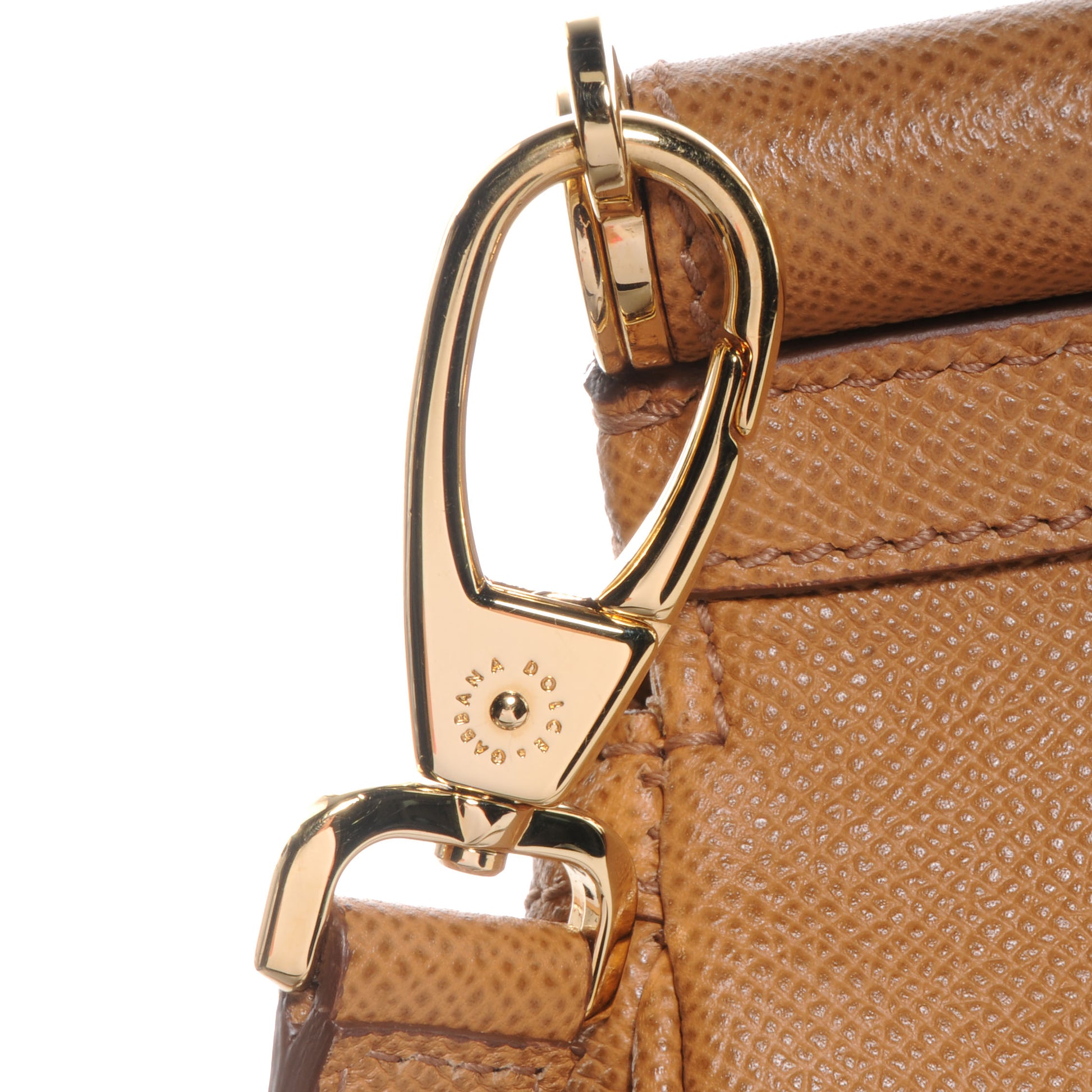 Dolce & Gabbana Vitello Medium Miss Sicily Satchel Camel 5 of 9