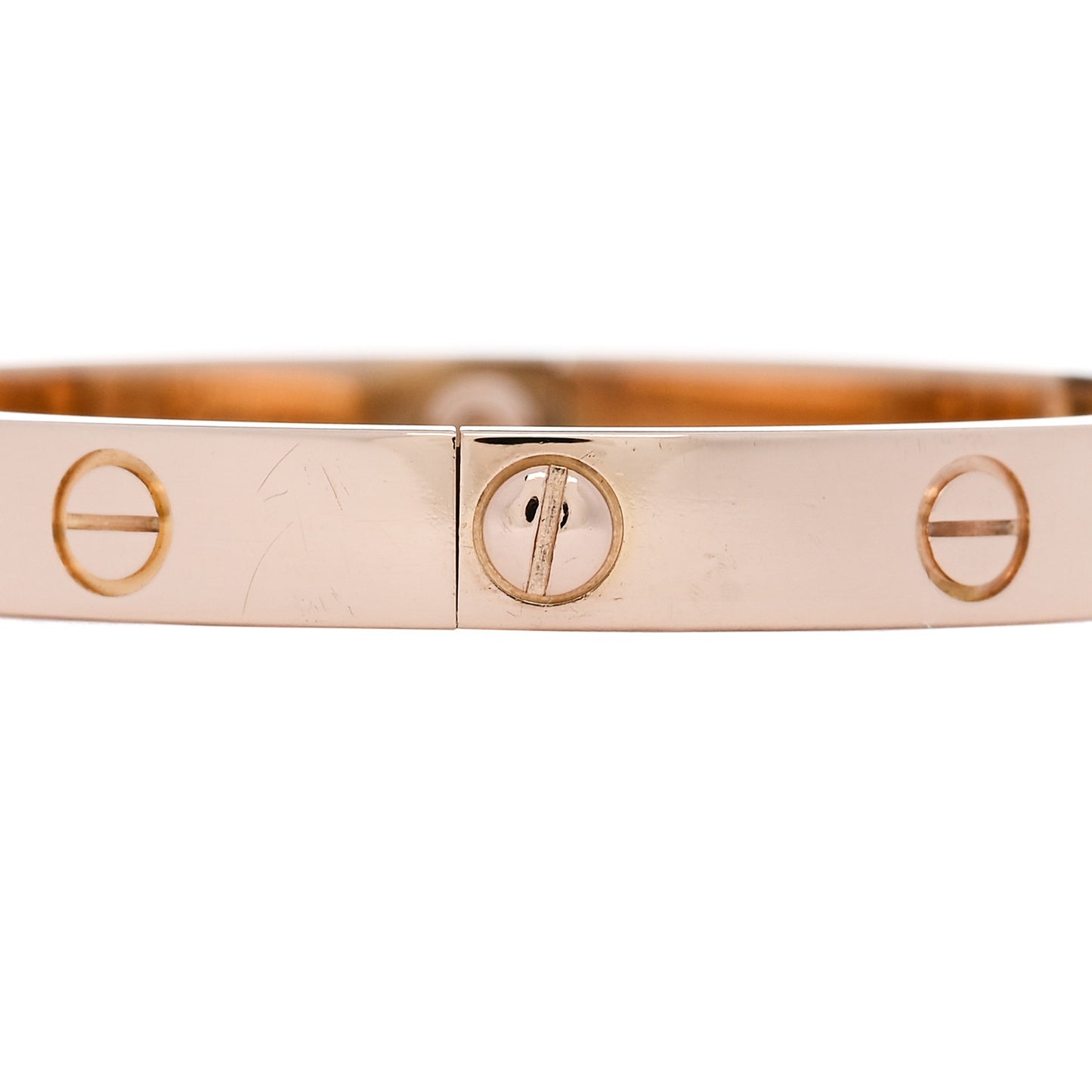 18k Pink Gold Love Bracelet 16