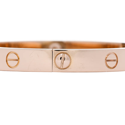 Cartier 18k Pink Gold Love Bracelet 16 4 of 8