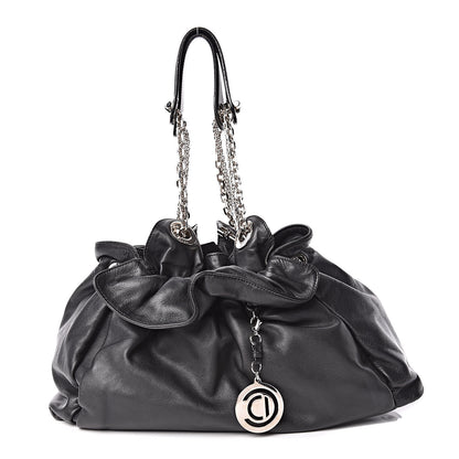 Christian Dior Lambskin Medium Le Trente Tote Black 1 of 10
