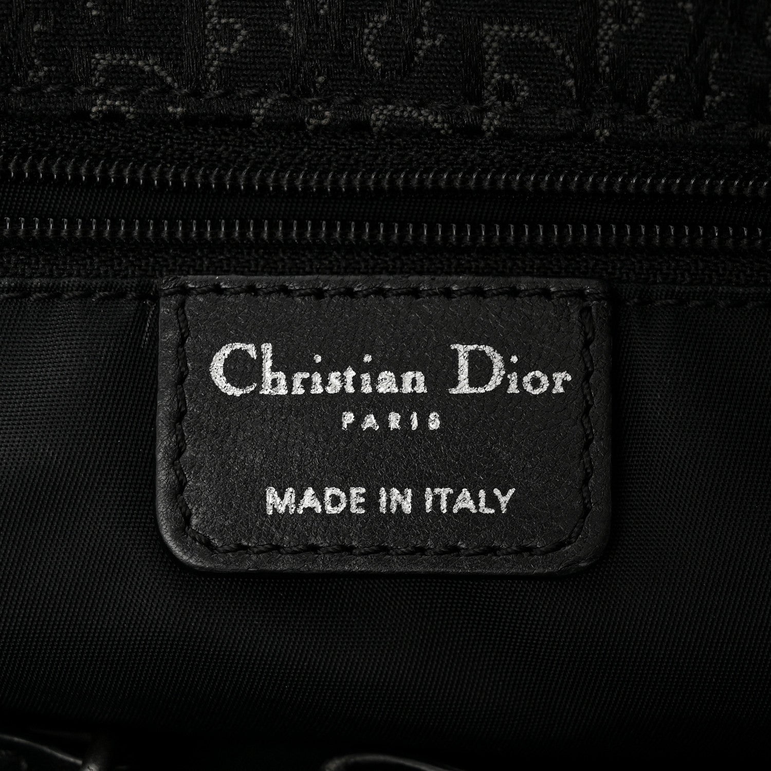 Christian Dior Canvas Trotter Tote Black 6 of 15