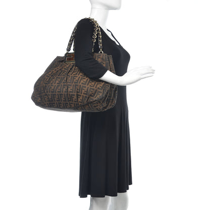 Fendi Zucca Mia Tote Tobacco 2 of 19