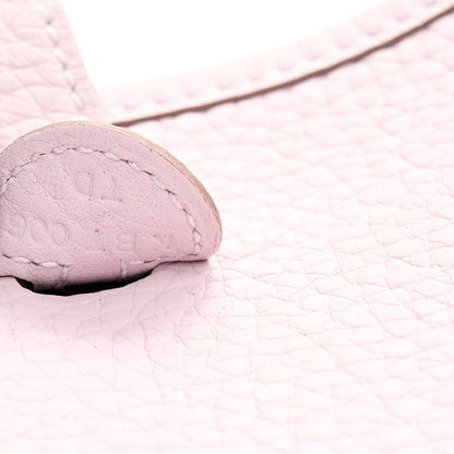 Hermes Taurillon Clemence Evelyne TPM Mauve Pale 7 of 10