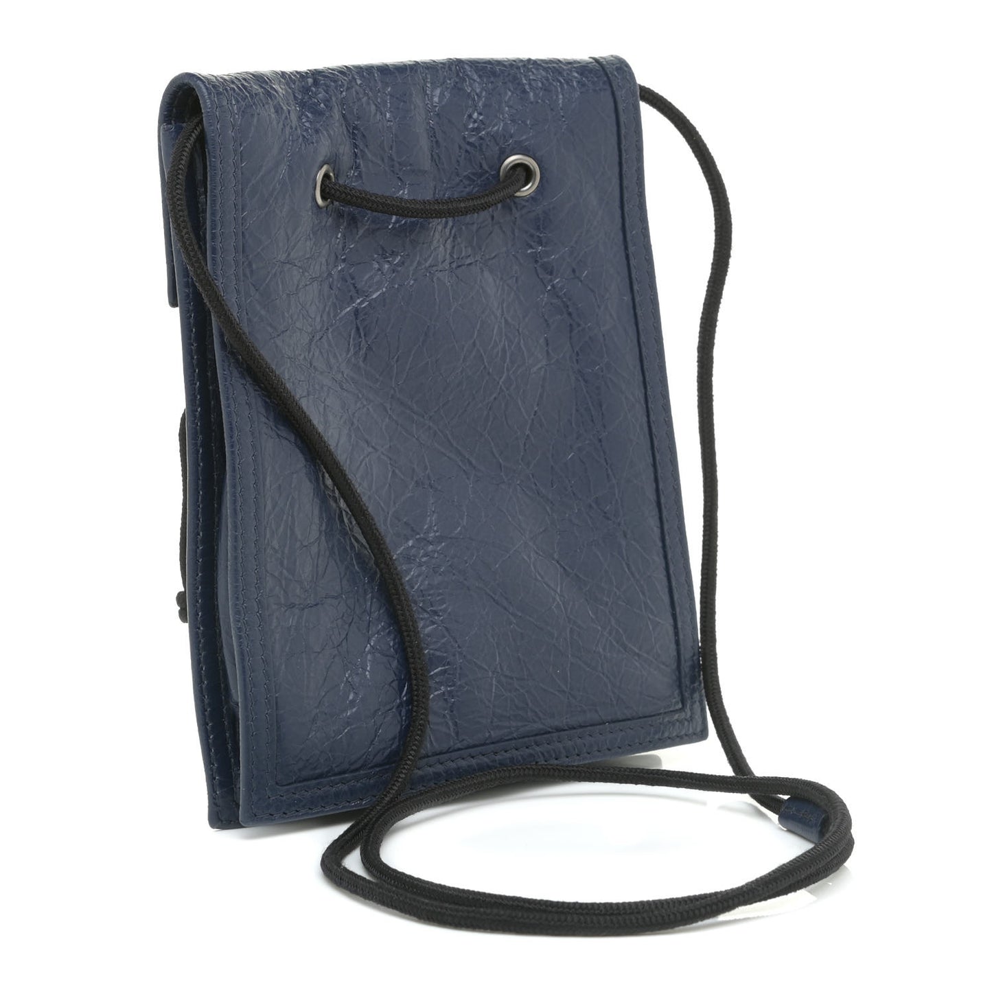 Agneau Arena Small Explorer Pouch with Strap Navy