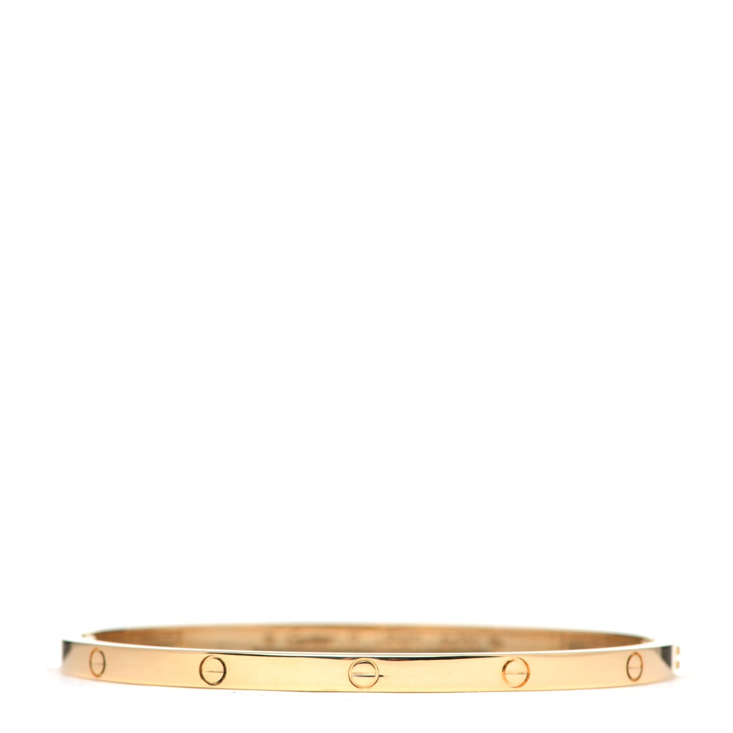 18K Yellow Gold Small LOVE Bracelet 17
