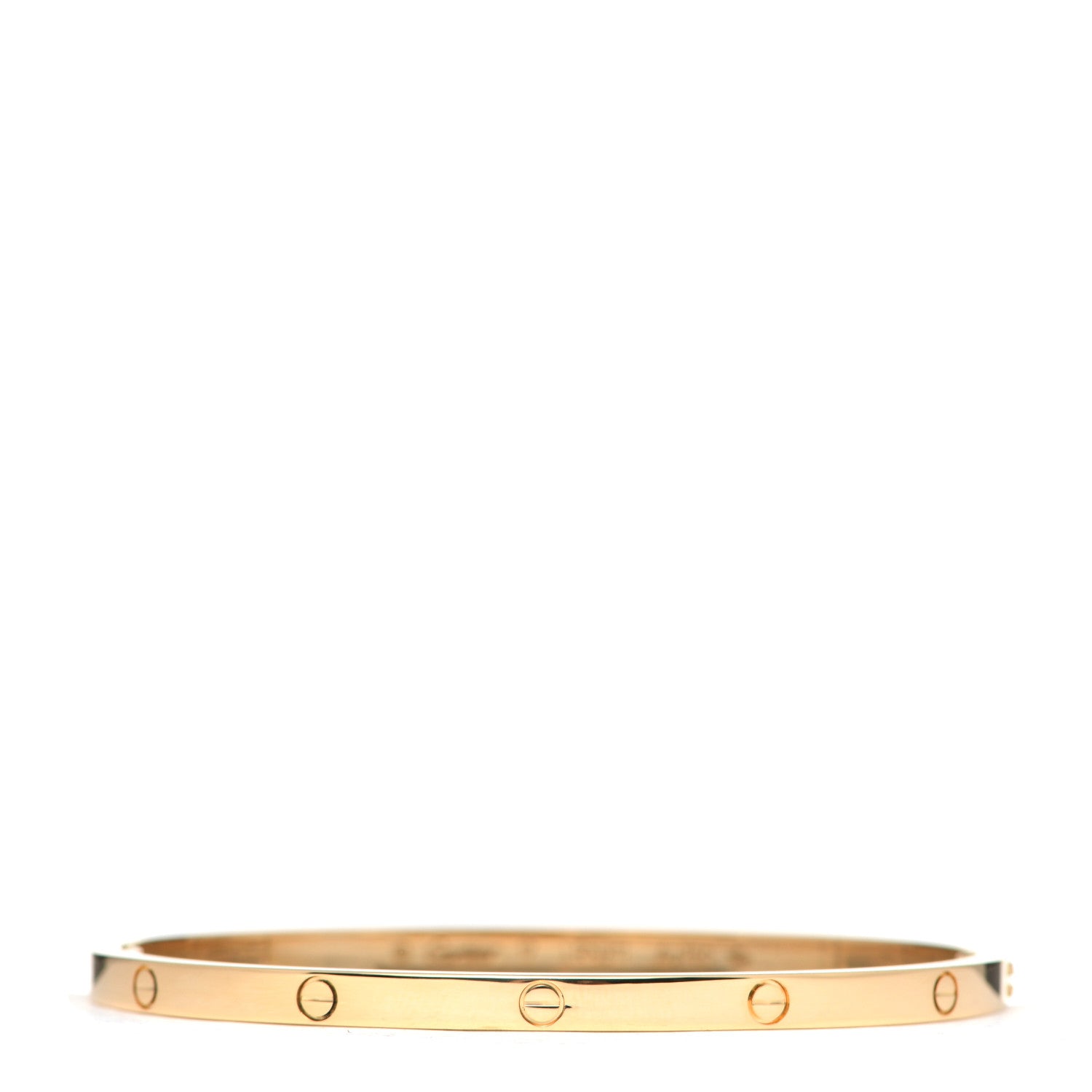 Cartier 18K Yellow Gold Small LOVE Bracelet 17 3 of 6