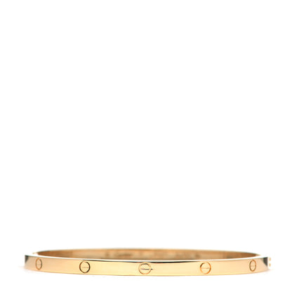 Cartier 18K Yellow Gold Small LOVE Bracelet 17 3 of 6
