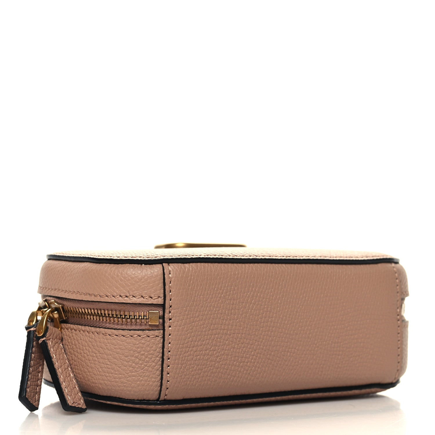 Valentino Garavani Grainy Calfskin VLogo Top Handle Camera Bag Crossbody Rose Cannelle 4 of 10