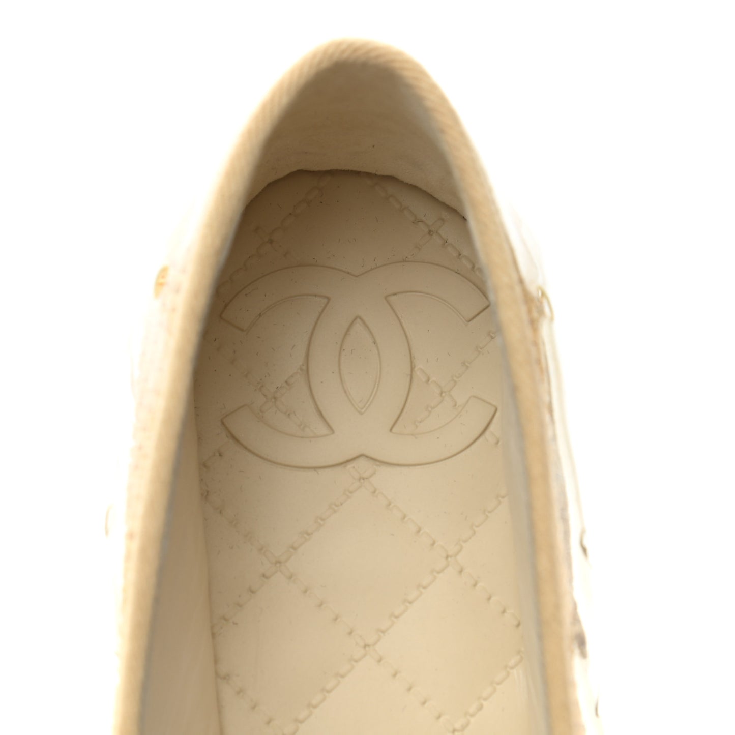 PVC Raffia CC Espadrilles 39 Beige