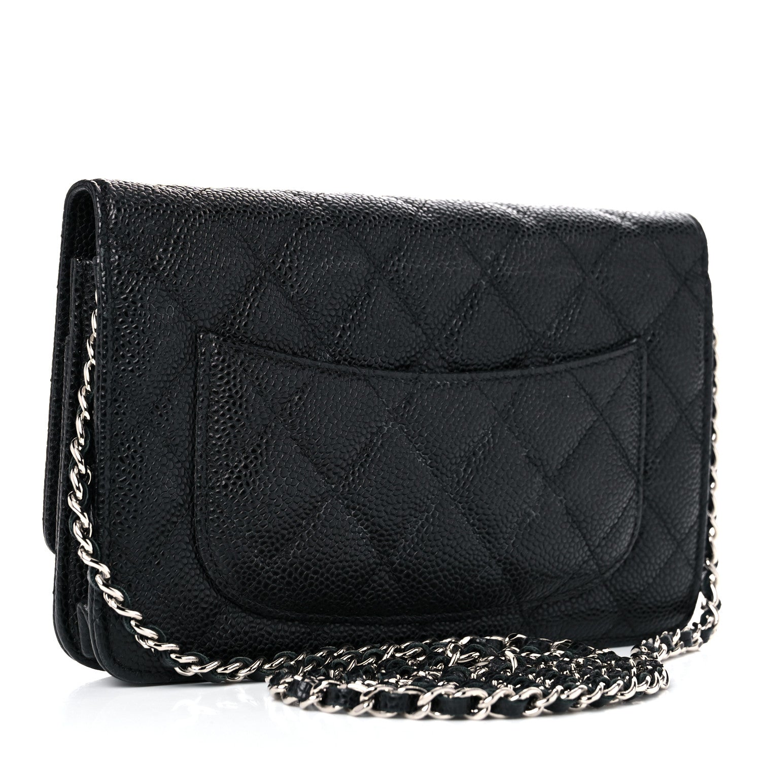 Chanel Caviar Quilted Wallet On Chain WOC Black 3 of 11