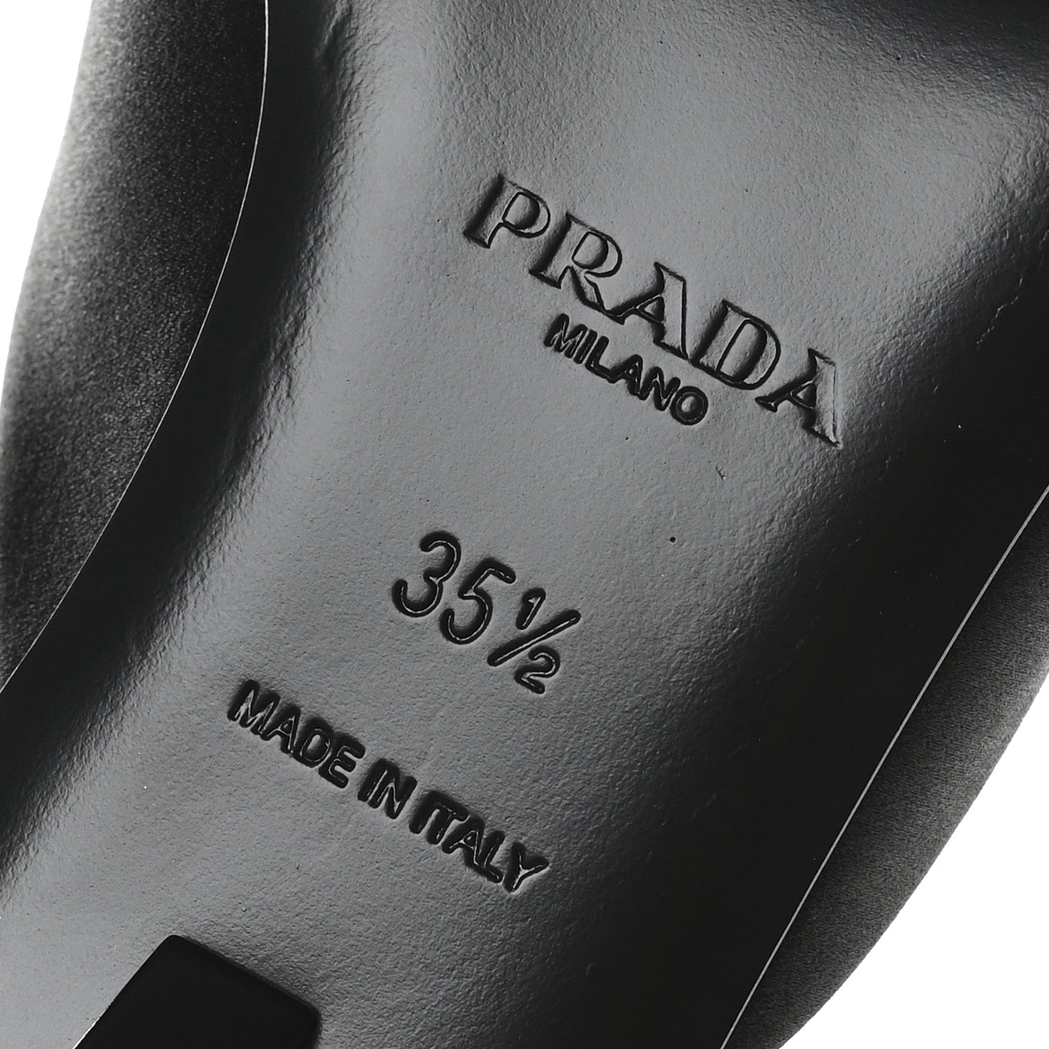 Prada Satin Modellerie Mules 35.5 Black 7 of 8