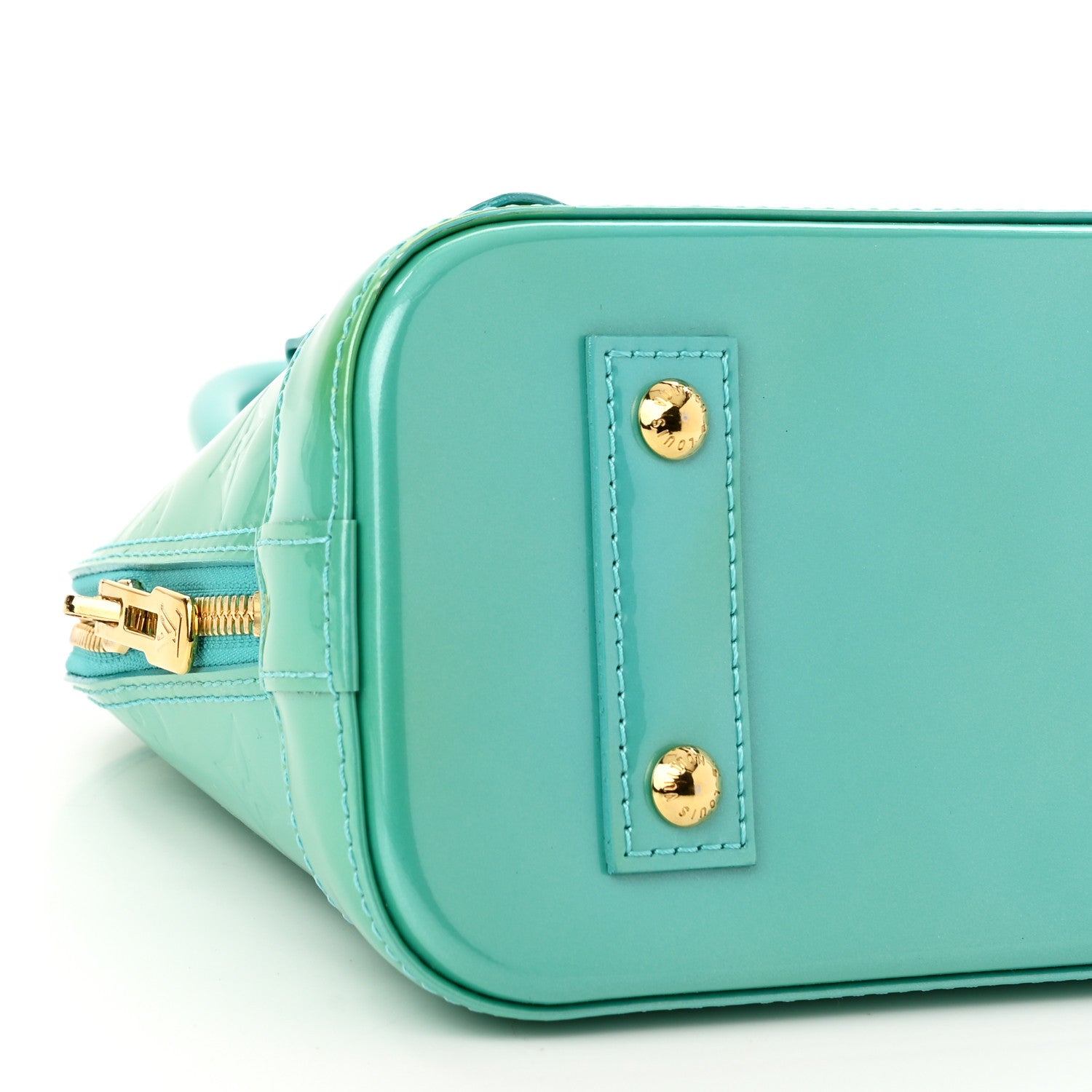 Louis Vuitton Vernis Alma BB Turquoise 8 of 10