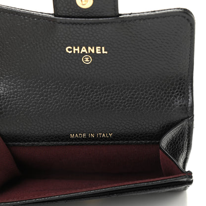 Chanel Caviar Quilted Flap Card Holder Black 5 of 8