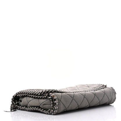 Stella McCartney Shaggy Deer Quilted Falabella Clutch Grey 4 of 8