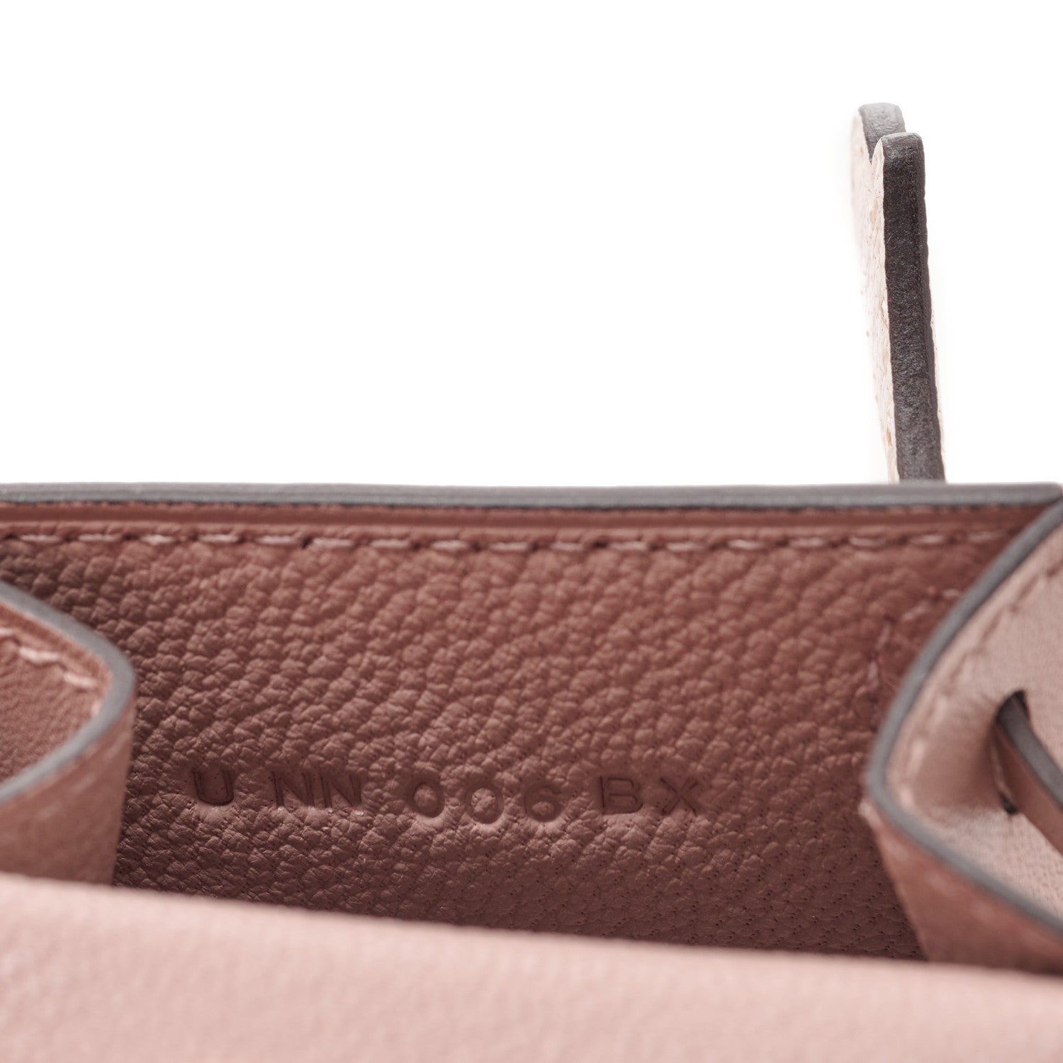 Hermes Tadelakt Chevre Mysore Kelly Quelle Idole Bag Charm Glycine 4 of 5