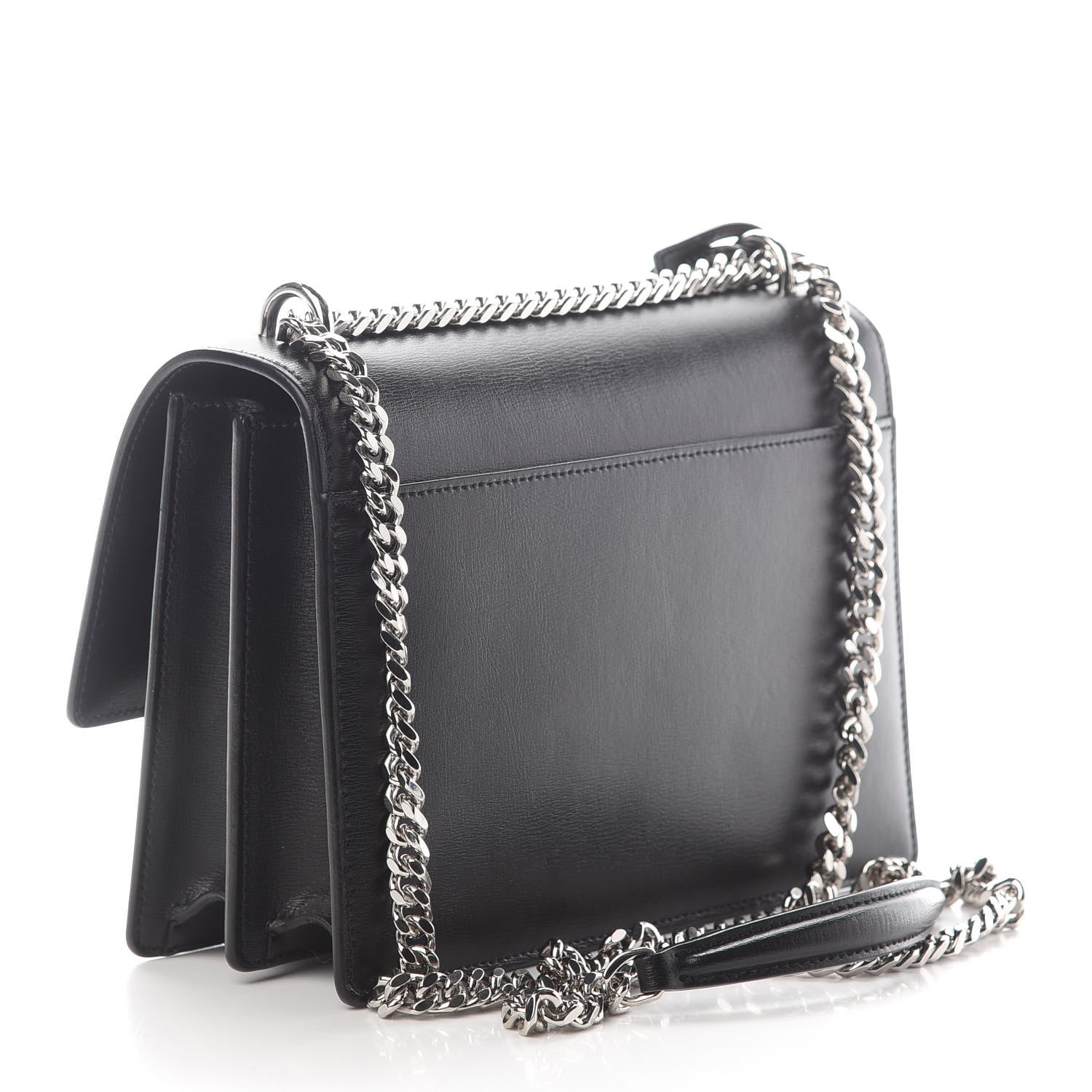 Saint Laurent Calfskin Medium Monogram Sunset Black 3 of 8