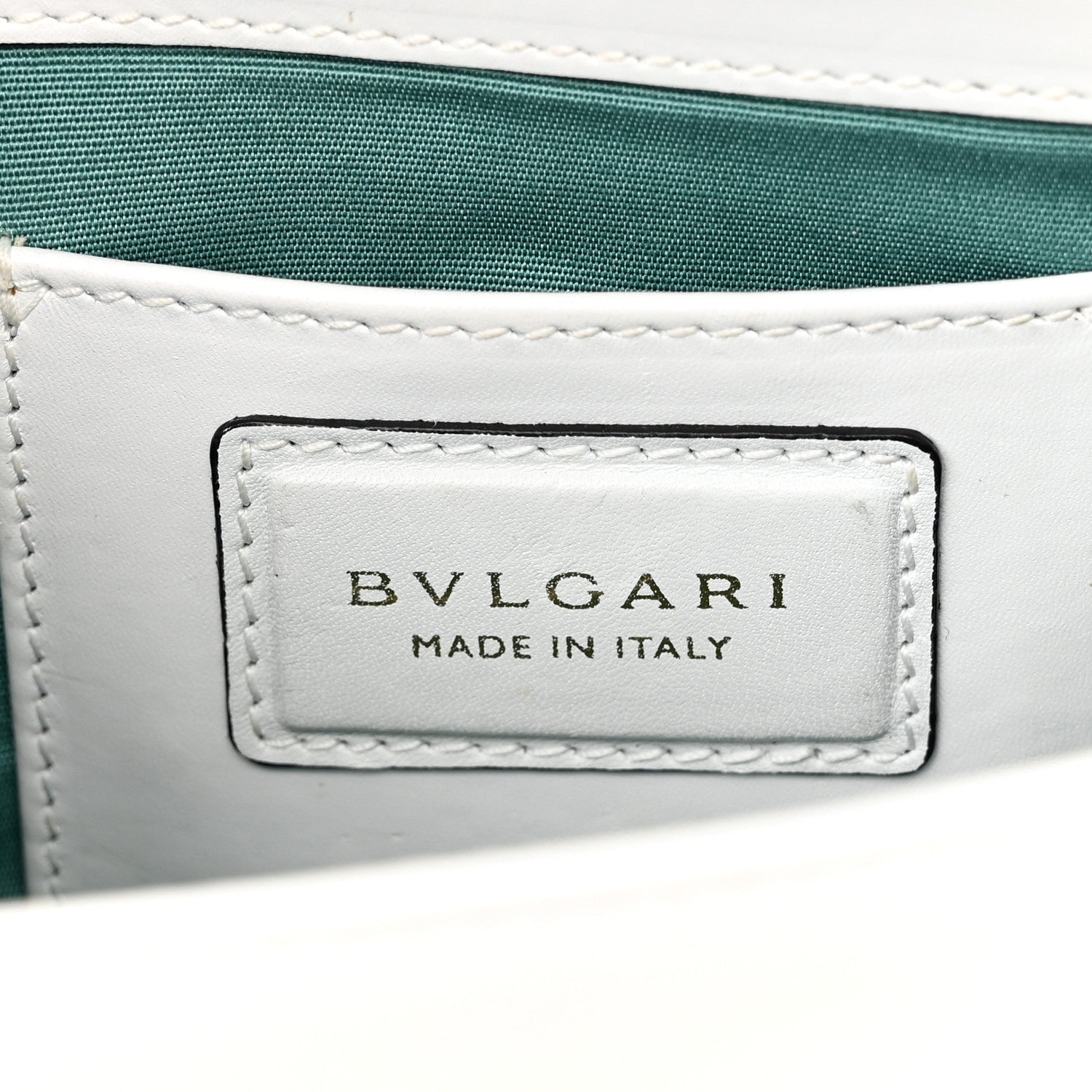 Bulgari Calfskin Serpenti Forever Shoulder Bag White 5 of 9