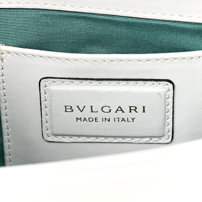 Bulgari Calfskin Serpenti Forever Shoulder Bag White 5 of 9