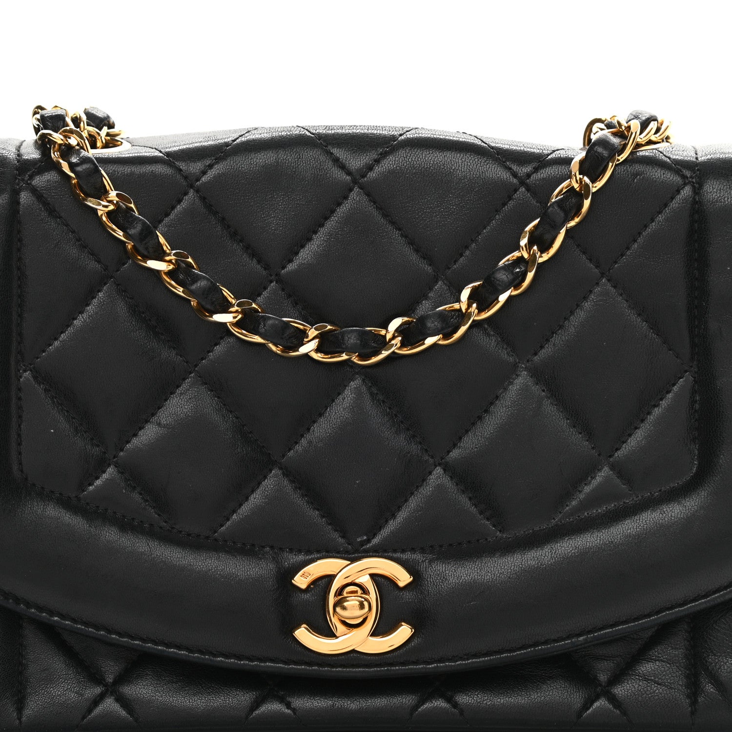 Chanel Lambskin Quilted Small Single Flap Black 7 of 18