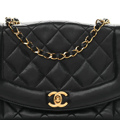Chanel Lambskin Quilted Small Single Flap Black 7 of 18