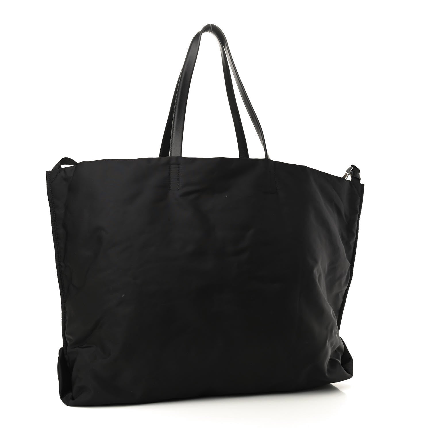Prada Tessuto Nylon Tote Black 2 of 10